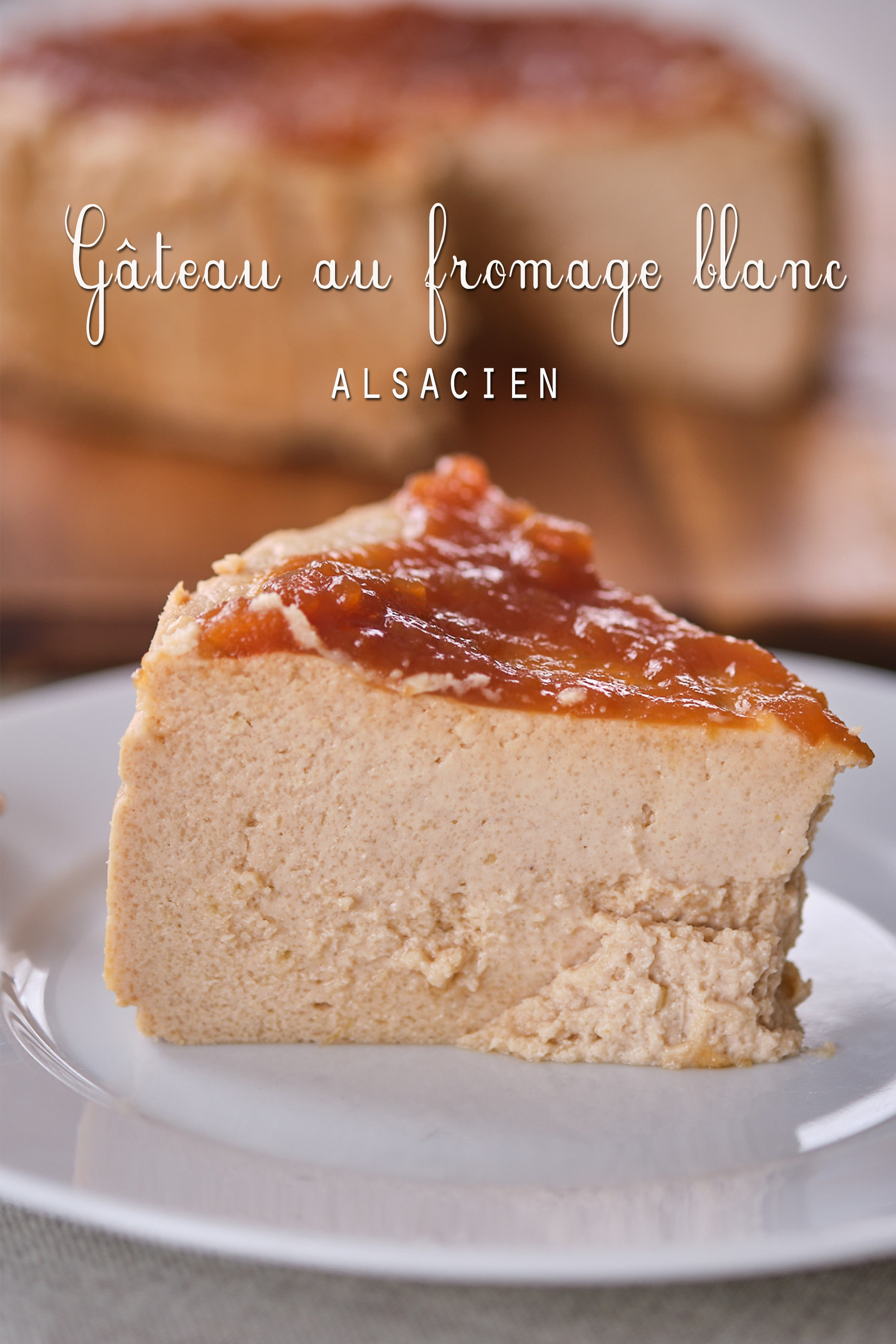 Gâteau au fromage blanc alsacien (Tarta de queso francesa inspirada por Aliter Dulcia)