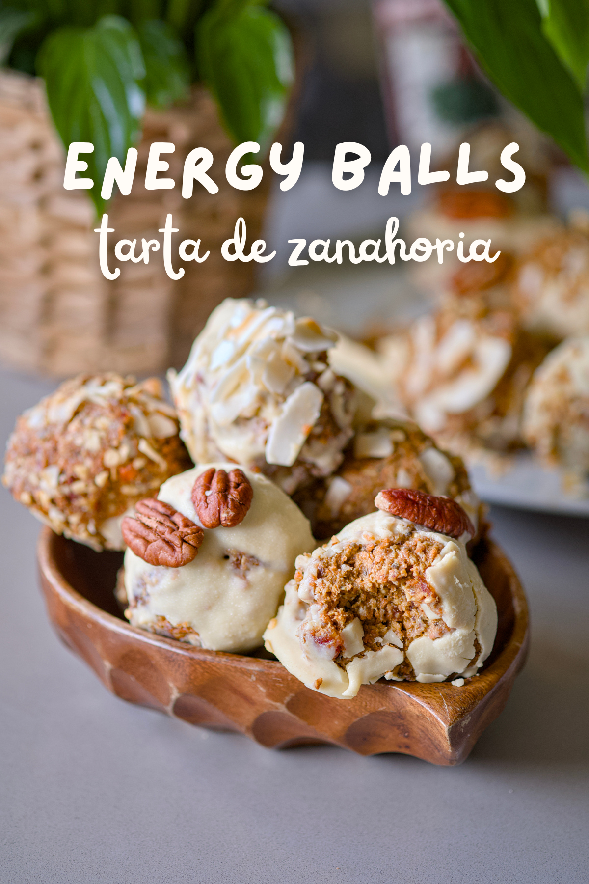 Bolitas energéticas estilo carrot cake
