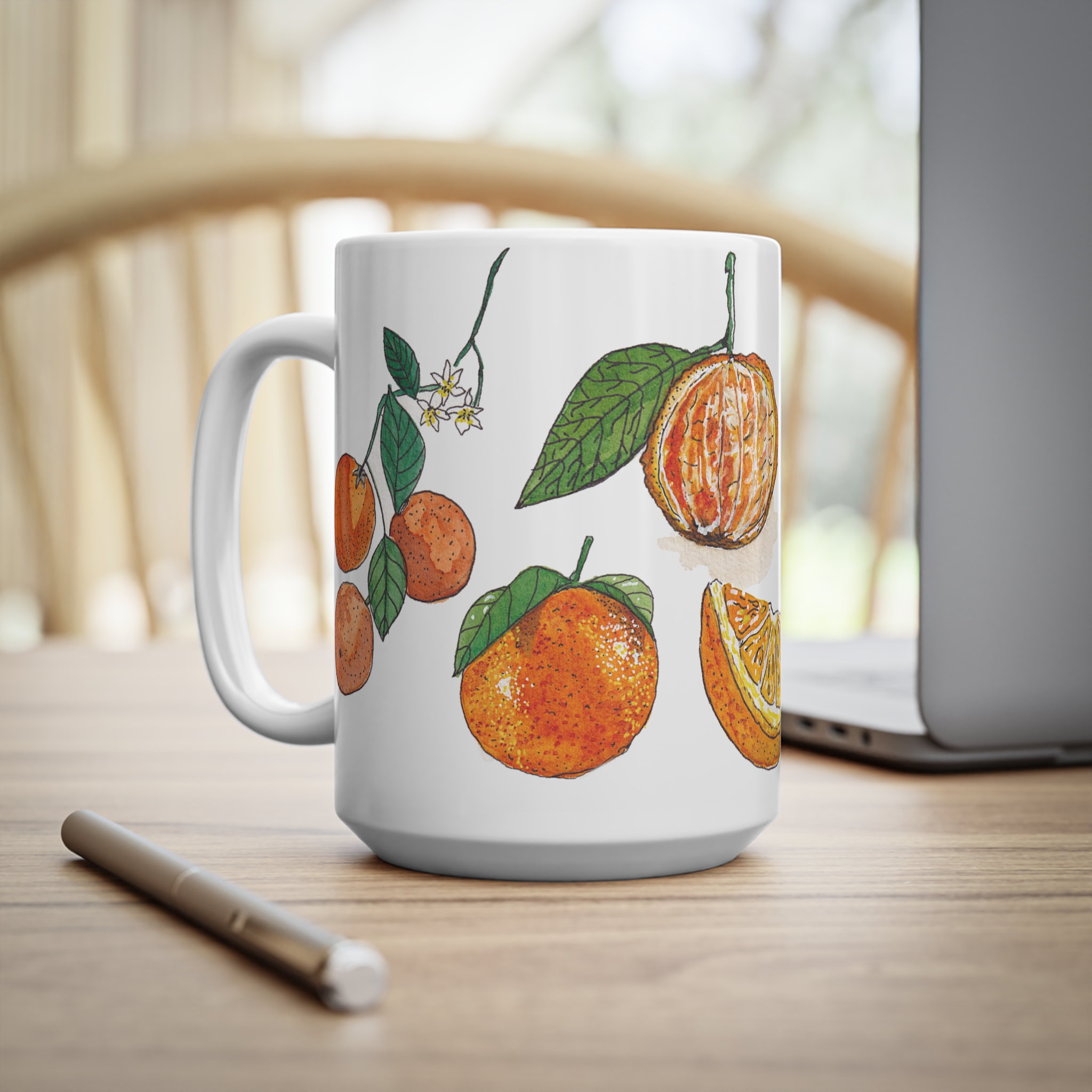 Mug d'automne-hiver "Agrumes" (440ml)